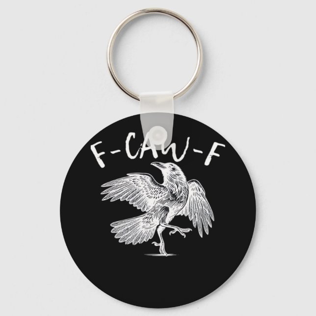 Porte-clés F-Caw-F Raven Vintage Graphic (Recto)