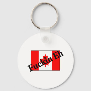 Porte-clés F*ckin hein (drapeau canadien)