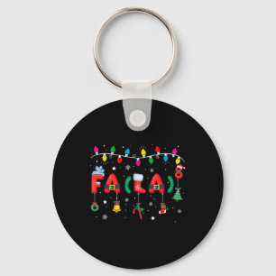 Porte-clés Fa (la) 8 Drôles de lumières de Noël Santa Fa La M