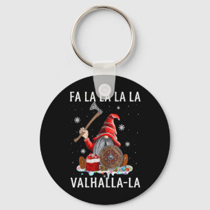 Porte-clés Fa La Valhalla Xmas Gnome Beard Viking Arme C