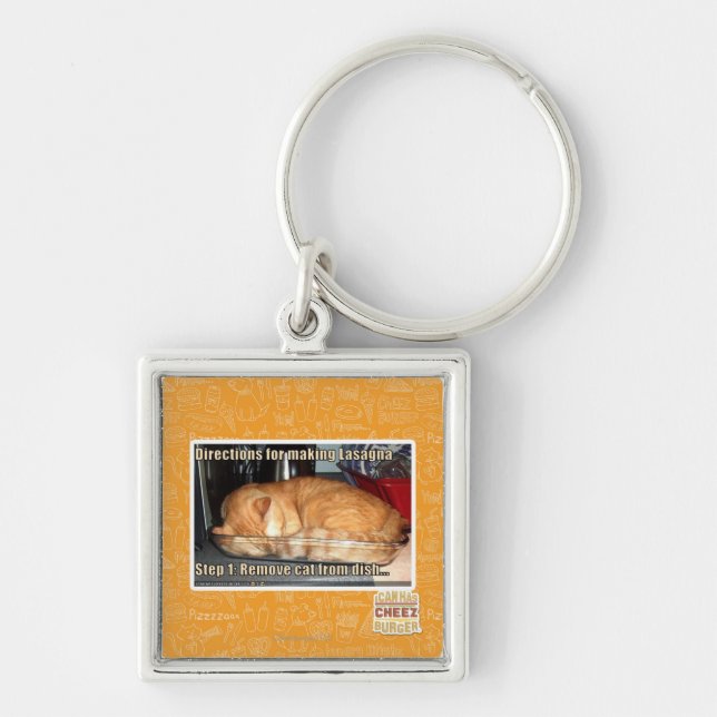 Porte-clés Fabrication du lasagne (Devant)