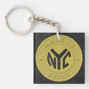 Porte-clés Fabriqué À New York Bronx