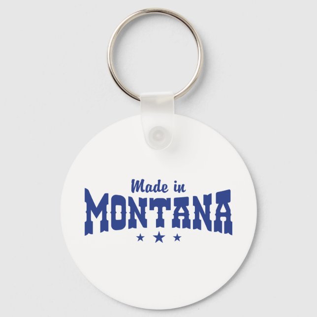 Porte-clés Fabriqué Dans Le Montana (Recto)