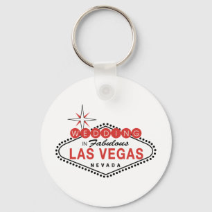 Porte-clés Fabulous Las Vegas Mariage Modèle personnalisable