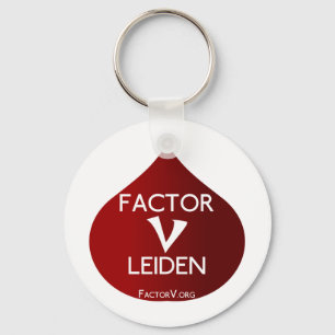 Porte-clés Factor V Leiden Awareness