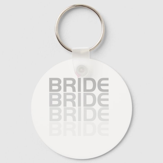 Porte-clés Fade de mariée grise (Recto)