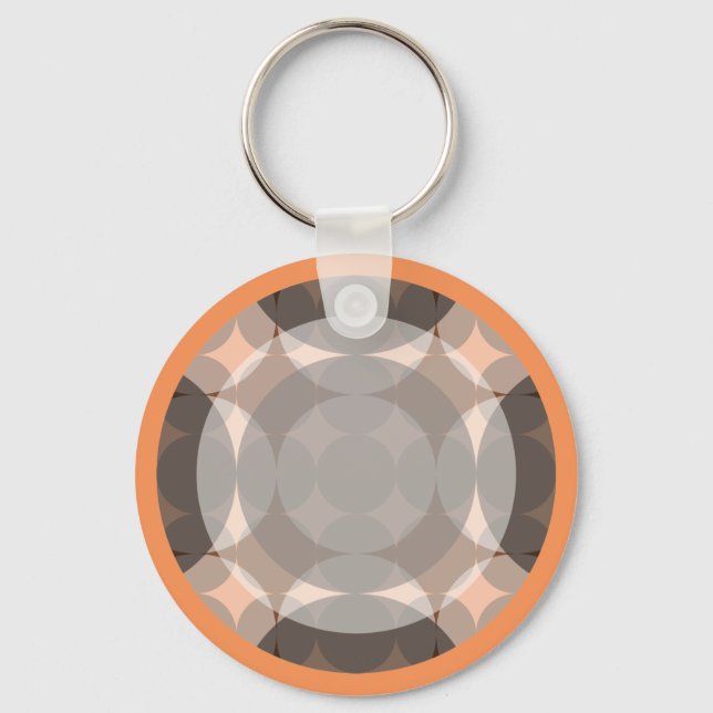 Porte-clés Faded Circle Grid par Kenneth Yoncich (Recto)