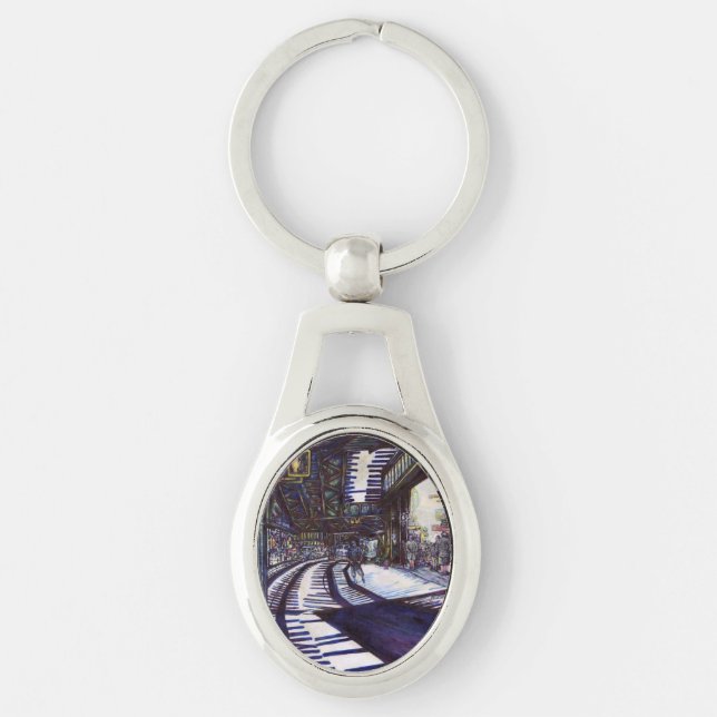 Porte-clés Faire la poussière sur le piano (Devant)