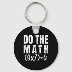 Porte-clés Faire l'équation mathématique Thanksgiving enseign