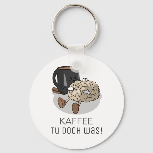 Porte-clés Fais de la caféine (Recto)