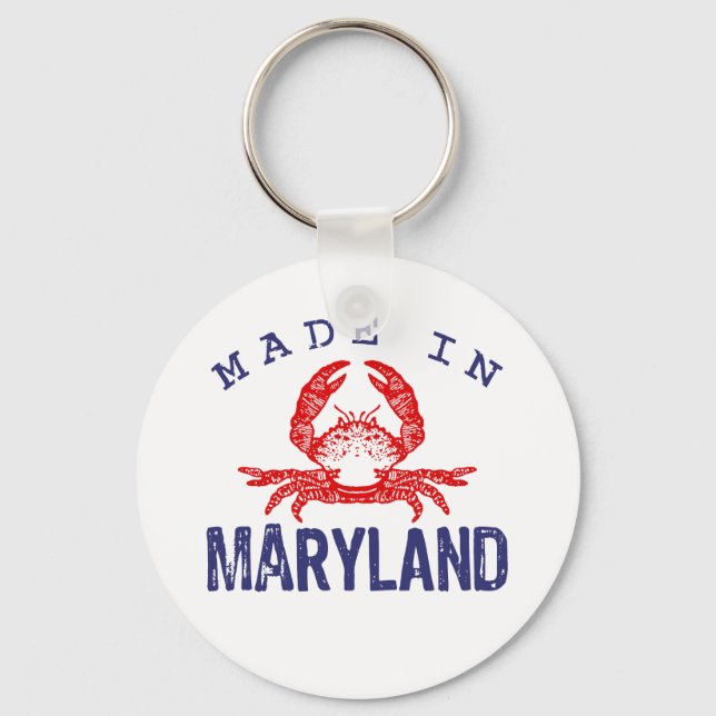 Porte-clés Fait Dans Le Maryland (Recto)