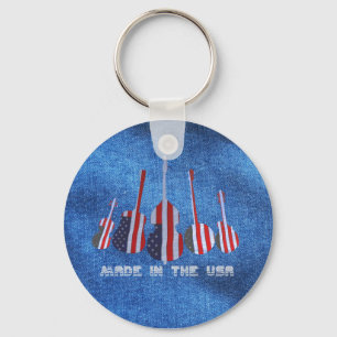 PORTE-CLÉS FAIT DANS L'USA-KEYCHAIN