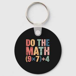Porte-clés Faites des maths drôles 67 Mème Six Sept