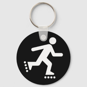 Porte-clés Faites du roller le porte - clé de symbole