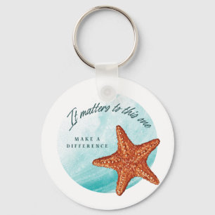 Porte-clés Faites Une Différence, Histoire De Starfish.