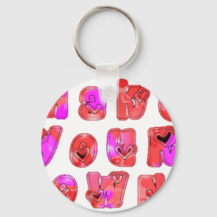 Porte-clés Faites votre propre coeur