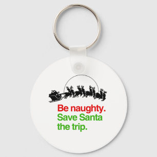 Porte-clés FAITES-VOUS SAUVER PÈRE NOËL LE VOYAGE -.png