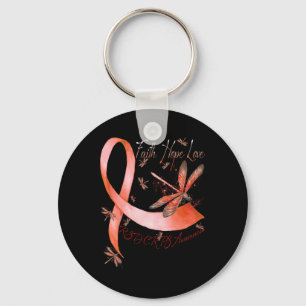 Porte-clés Faith Hope Love Dragonfly Rsd Crps Sensibilisation