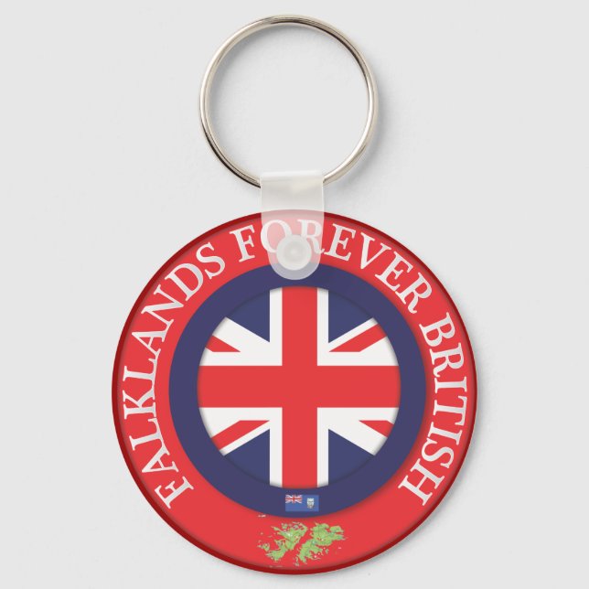Porte-clés Falklands Forever British (Recto)