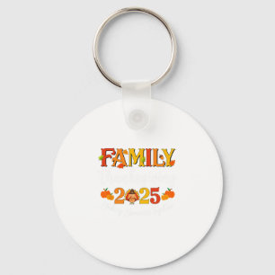 Porte-clés Famille Action de grâce 2025 Équipe de Thanksgivin