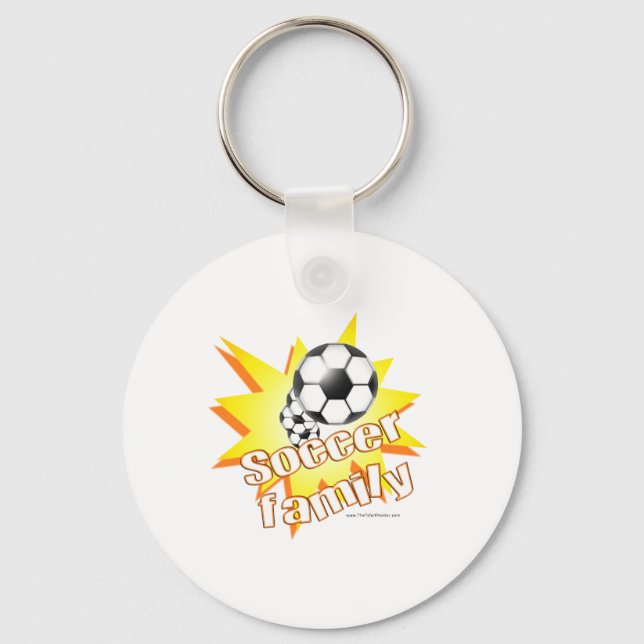 Porte-clés Famille de football (Recto)
