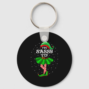 Porte-clés Famille de Noël Correspondance Femmes Filles Maman