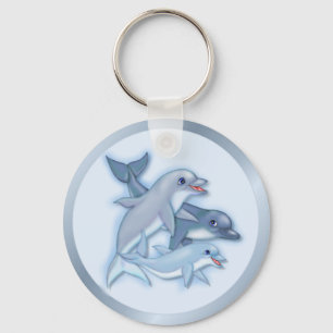 Porte-clés Famille Dolphin