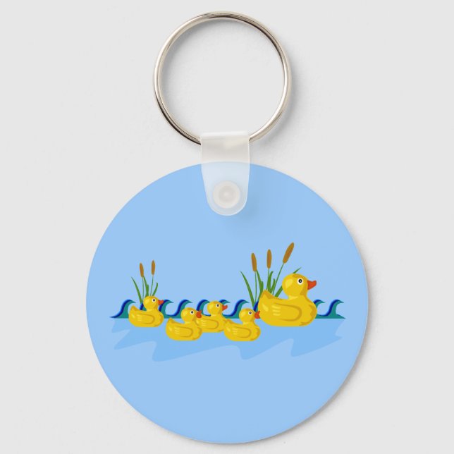 Porte-clés Famille Duck (Recto)