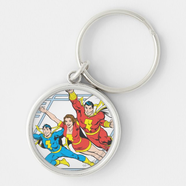 Porte-clés Famille SHAZAM (Devant)