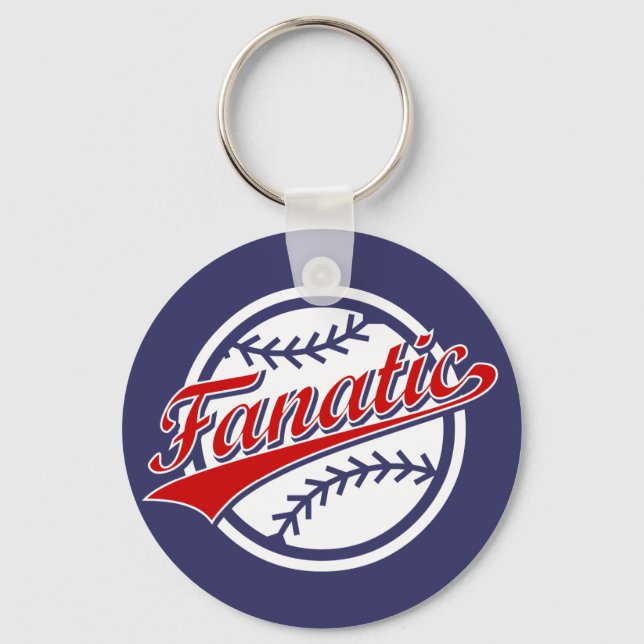 Porte-clés Fanatique du baseball (Recto)