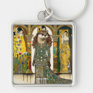Porte-clés Fantaisie Otter Mignon Art Déco