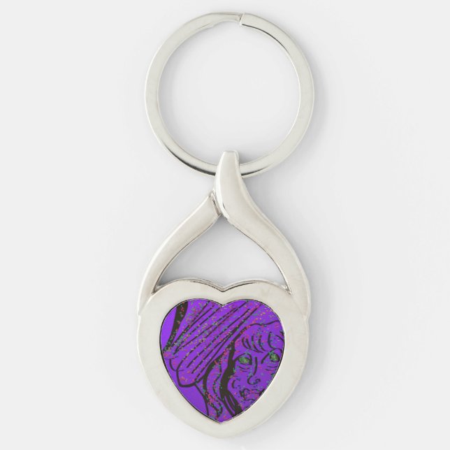 Porte-clés Fantasy Art Twisted Heart Keychain (Devant)