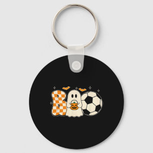 Porte-clés Fantôme Bouh Jouant Au Football Halloween Joueurs