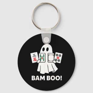 Porte-clés Fantôme d'Halloween jouant au Mahjong Spooky Bam B