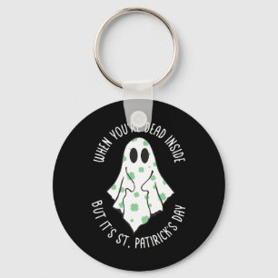 Porte-clés Fantôme quand tu es mort à l'intérieur mais c'est 