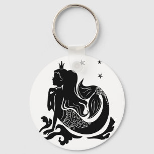 Porte-clés Fashion Mermaid illustration design et tendance