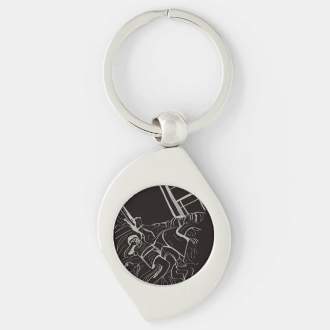 Porte-clés Father and Son Metal Keychain (Devant)