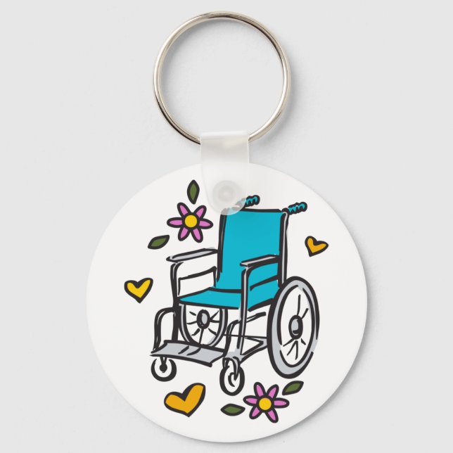 Porte-clés Fauteuil roulant (Recto)
