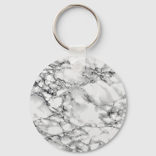 Porte-clés Faux Marbre blanc Porte - clé (Recto)