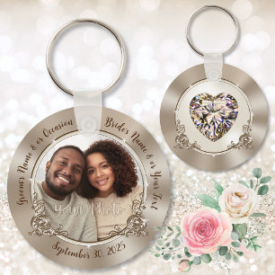 Porte-clés Faveurs photo mariages, Porte - clés Mariage