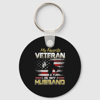 Porte-clés Favorite veteran is husband boyfriend veterans day