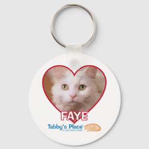 Porte-clés Faye - porte - clé de style de bouton