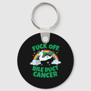 Porte-clés Fck Off Bile Ducky Cancer Fun Citation Avec Unicor