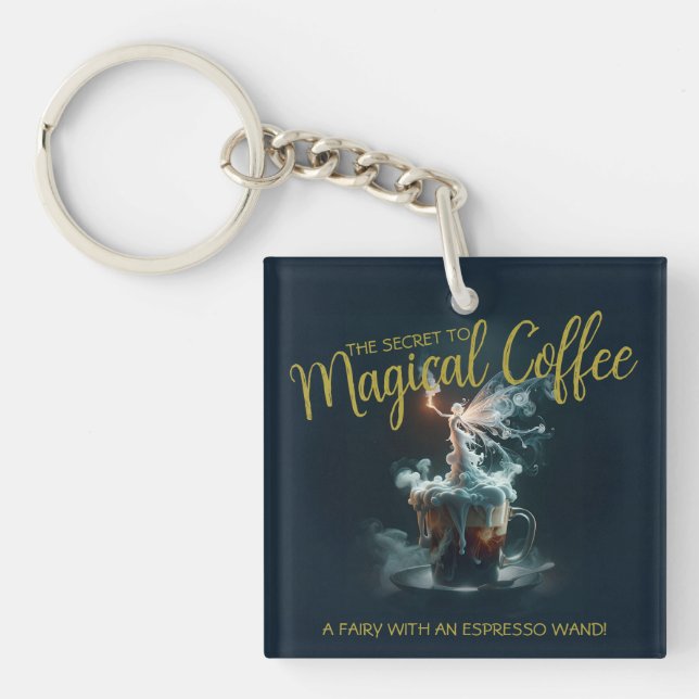 Porte-clés Fée de café (Devant)