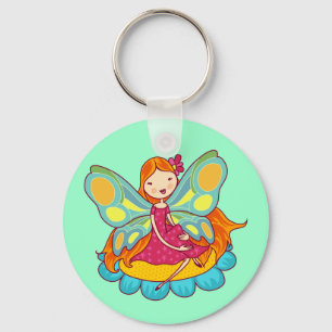 Porte-clés Fée de jardin
