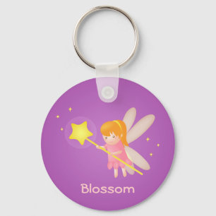 Porte-clés Fée magique mignonne avec baguette, Pour les fille