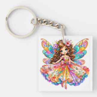Porte-clés Fée Numérique Magique Colorée - Graphiques Fantast