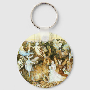 Porte-clés Fées et lapin