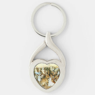 Porte-clés Fées et lapin
