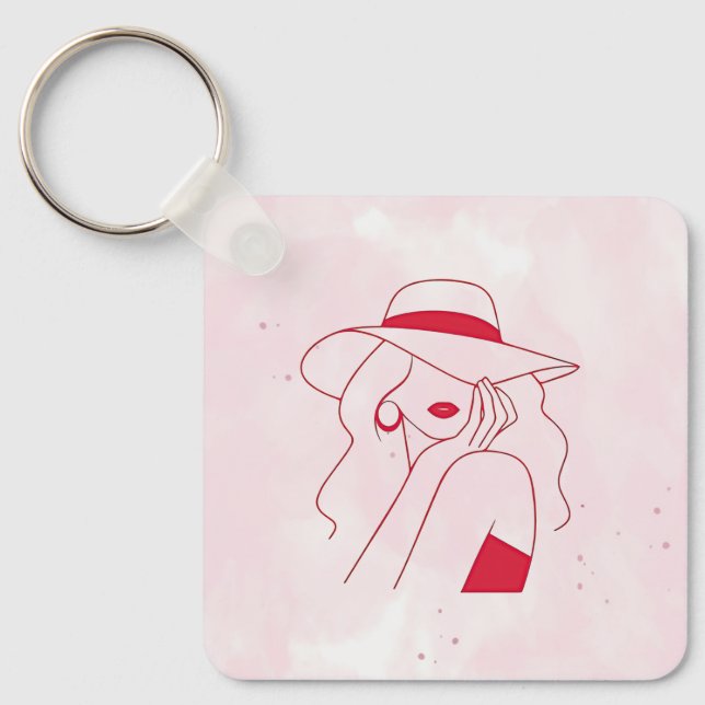 Porte-clés Femme (Recto)